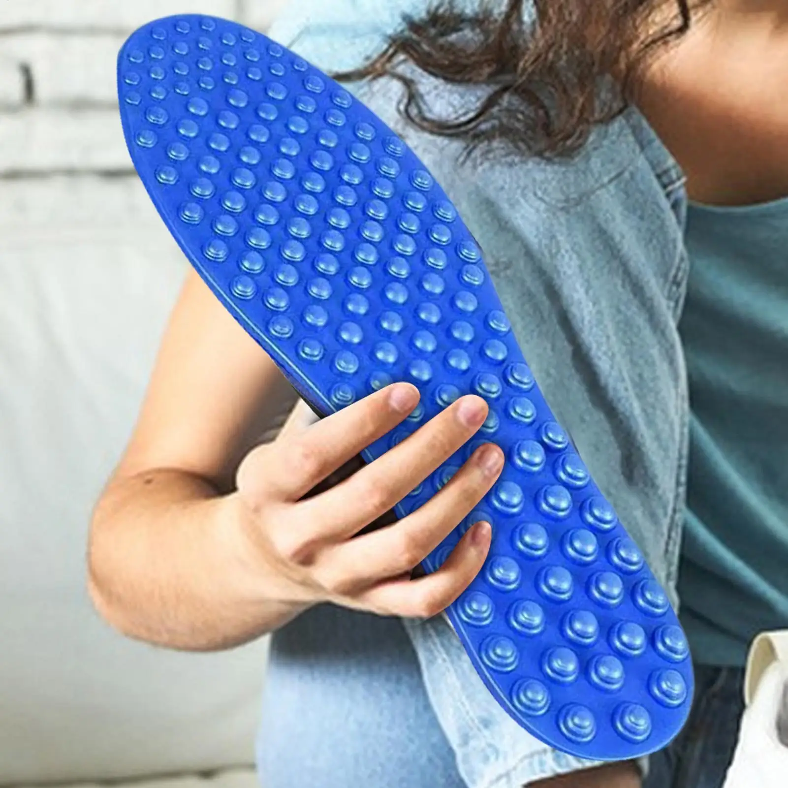 Plantillas de masaje cómodas, insertos para zapatos de masaje, almohadilla para zapatos para botas, zapatillas de gimnasio, entrenamiento, deportes, correr, viajes, entrenamiento al aire libre - imagen 3