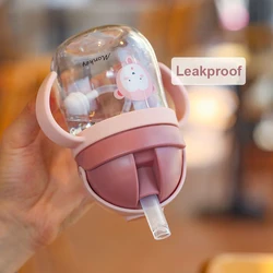 Vaso aprendizaje MAMIJOY – Taza infantil con pajita antigoteo