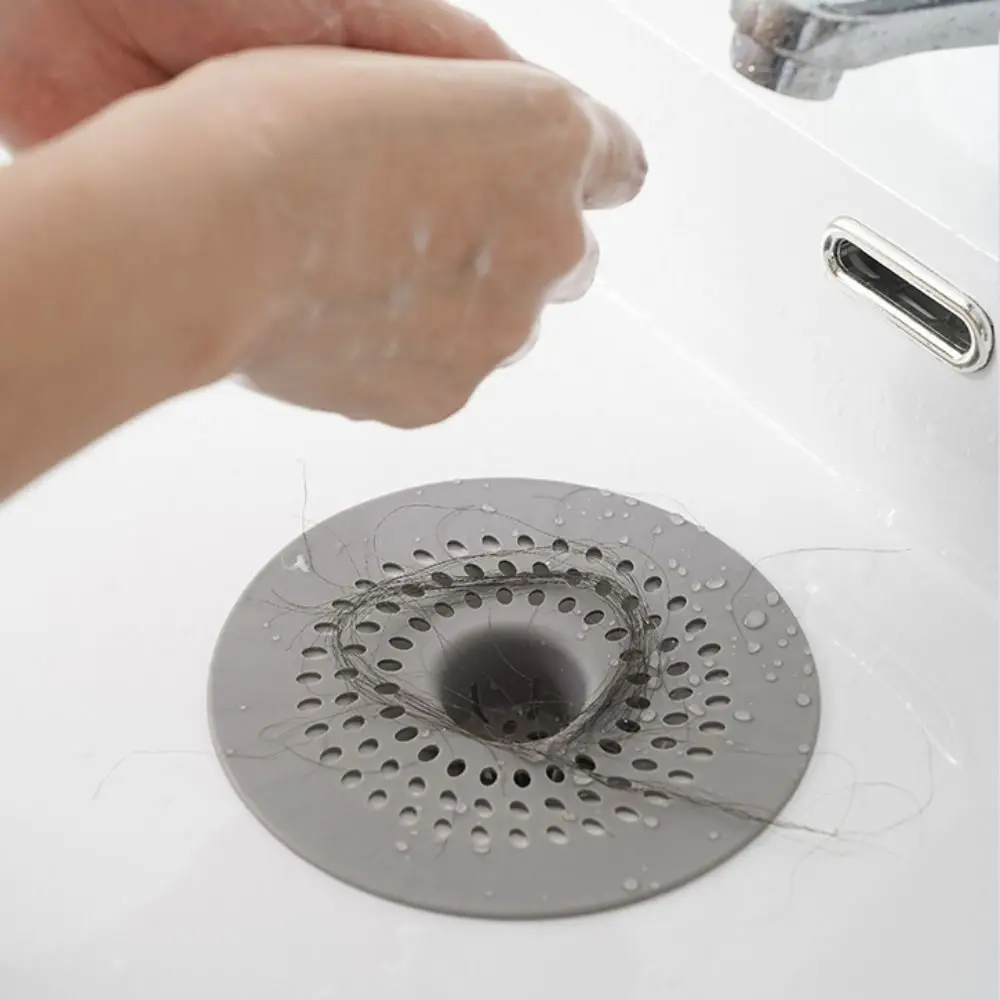 Filtro desagüe redondo silicona para bebés en baño, cocina e inodoro - imagen 2