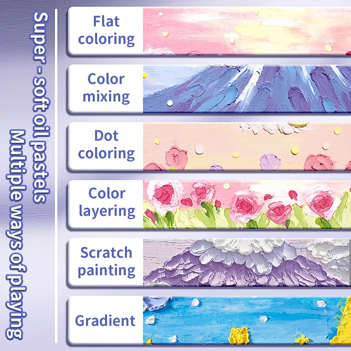 Kit de arte escolar para niños – Crayones supersuaves y pintura lavable - imagen 4