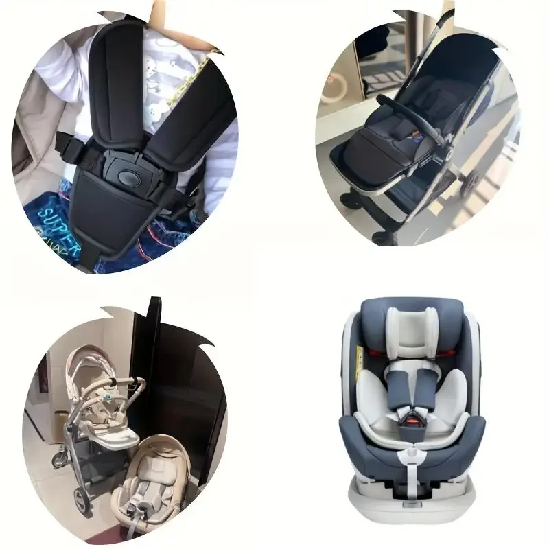 Protector acolchado para cinturón de cochecito – Seguridad bebé - imagen 2