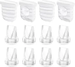 Valor de pico de pato y diafragma de silicona Compatible con eufy E10 S1 S1 Pro, para accesorios de piezas de repuesto de extractor de leche S32