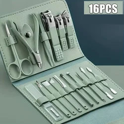Kit de manicura y pedicura infantil de acero inoxidable, viaje