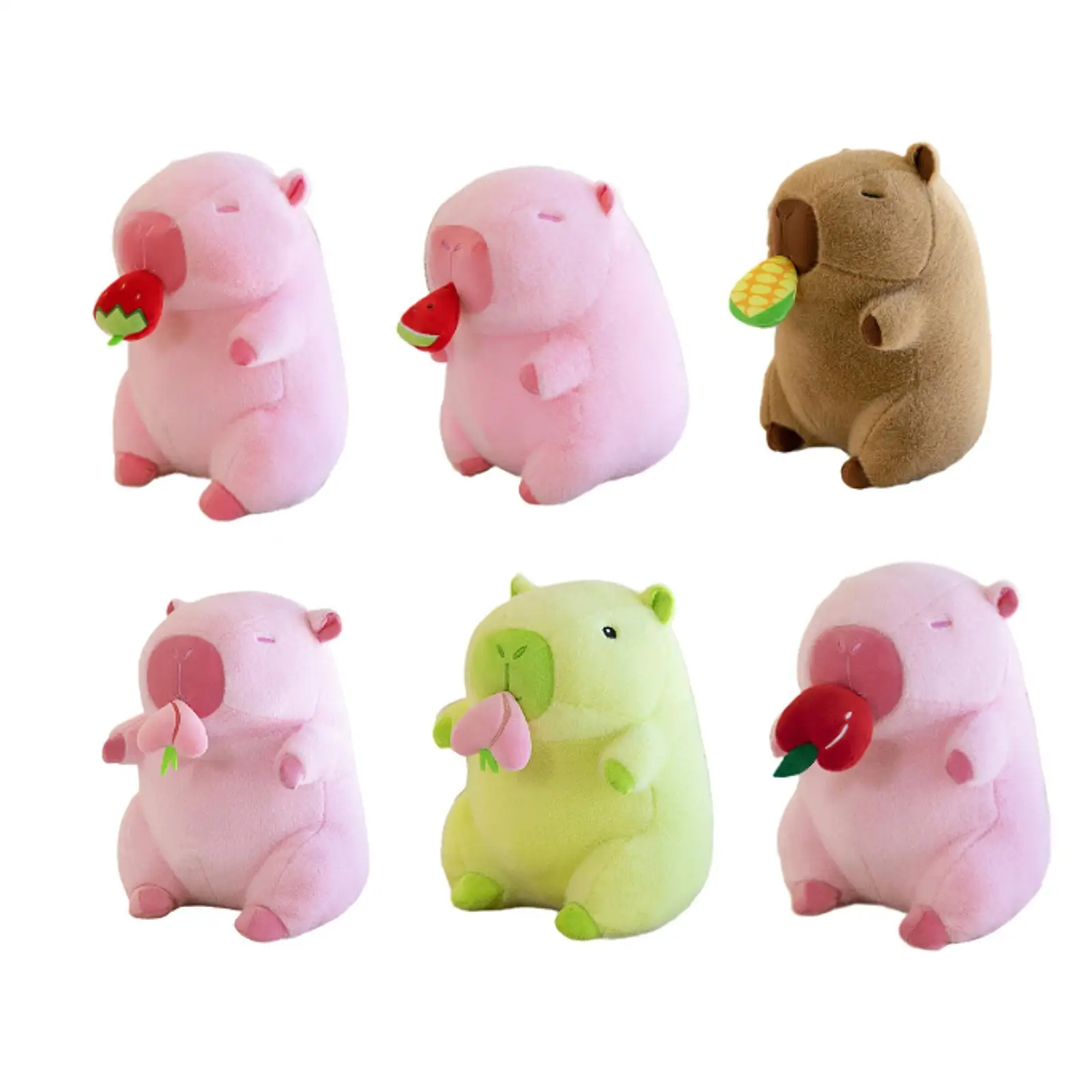 Cute Capybara Stuffed Animal Collectible Soft Kids Room Decor Stuffed Animals