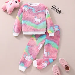 Conjunto sport de algodón para niños: camiseta manga larga y pantalones