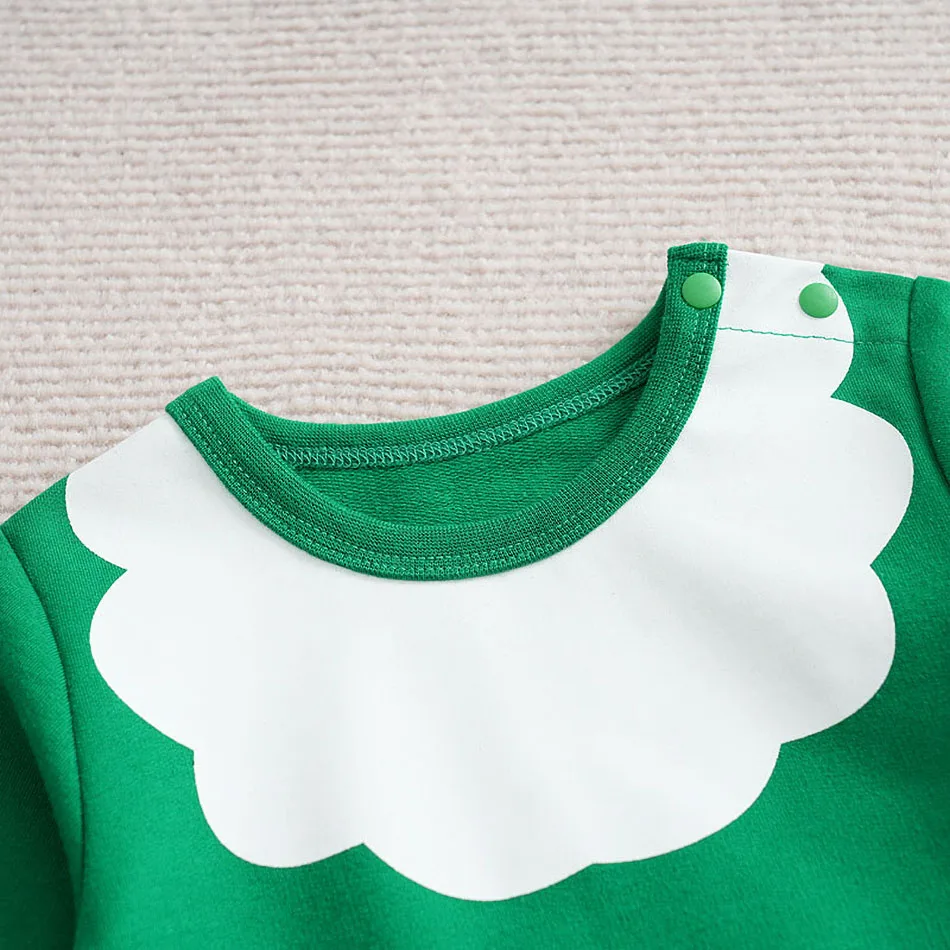 Pelele con sombrero para bebé, disfraz de Navidad para recién nacido, traje de Papá Noel para niños y niñas, mono de Reno de una pieza de 0 a 18 meses - imagen 4