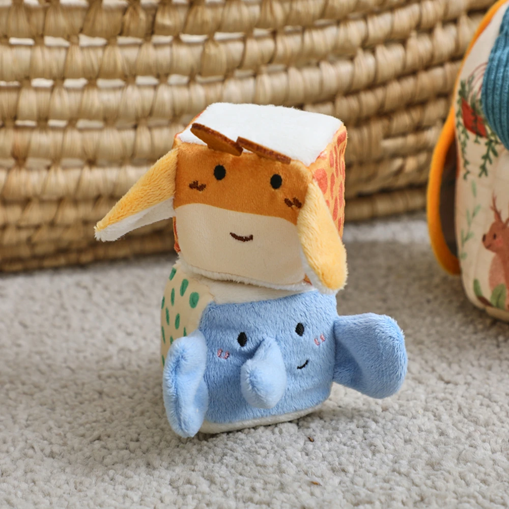 Juguete Montessori de granja simulada suave, casa mágica, ejercicio de los dedos, juego ocupado, muñeca Animal, caja sensorial para chico, regalo educativo divertido - imagen 2