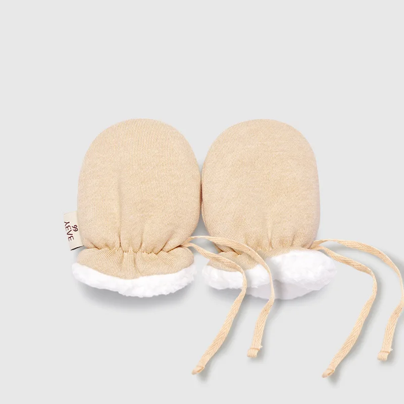 Manoplas antiarañazos de algodón orgánico para bebé - imagen 4