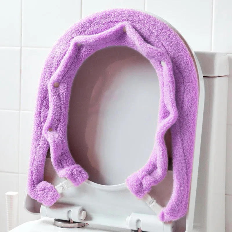 Funda de asiento de inodoro cálida y gruesa universal: almohadilla para orinal cuadrada grande, cojín de inodoro práctico y suave antideslizante específico para niños. - imagen 5