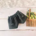 black-Tattered pants