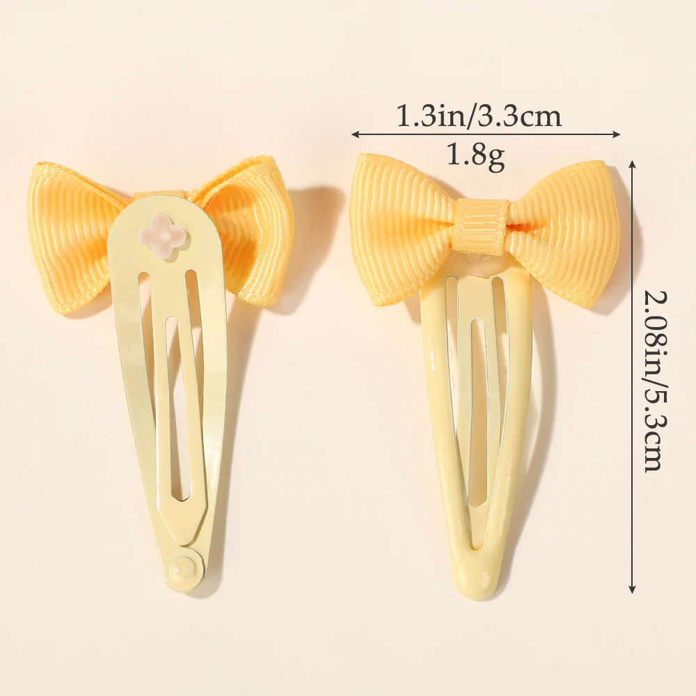 Pinzas para el pelo de bebé niña – Set caramelo con estilo dulce - imagen 5