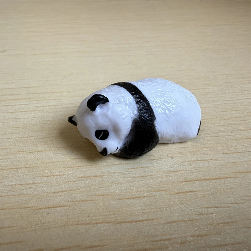 4 unids/set lindo Panda figura de PVC decoración de escritorio DIY adornos de micropaisaje accesorios decoración del hogar - imagen 4