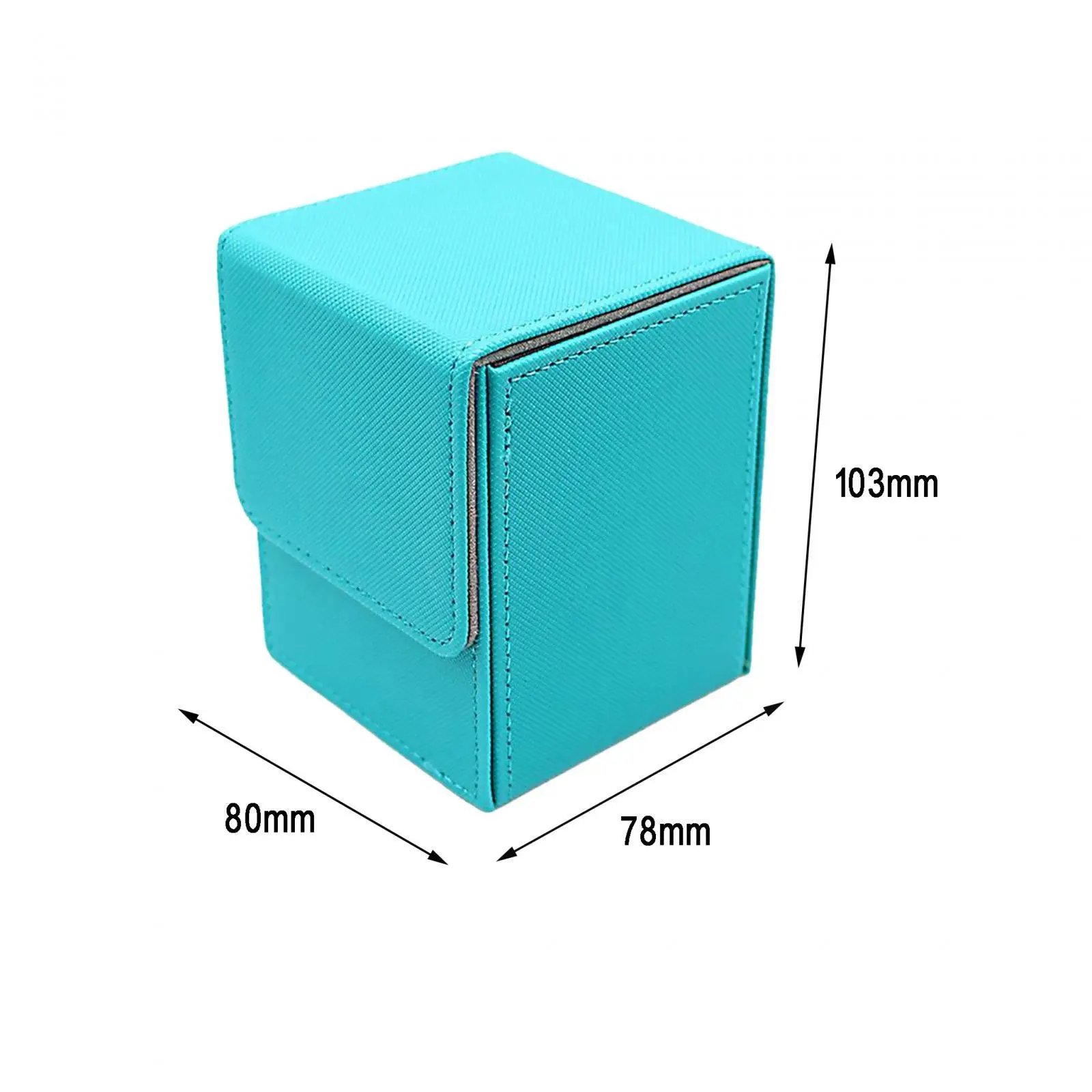 Trading Card Deck Case PU Leather 100+ Cards Collectible Display Organizer Gathering Card Toy Cards Case Card Storage Box