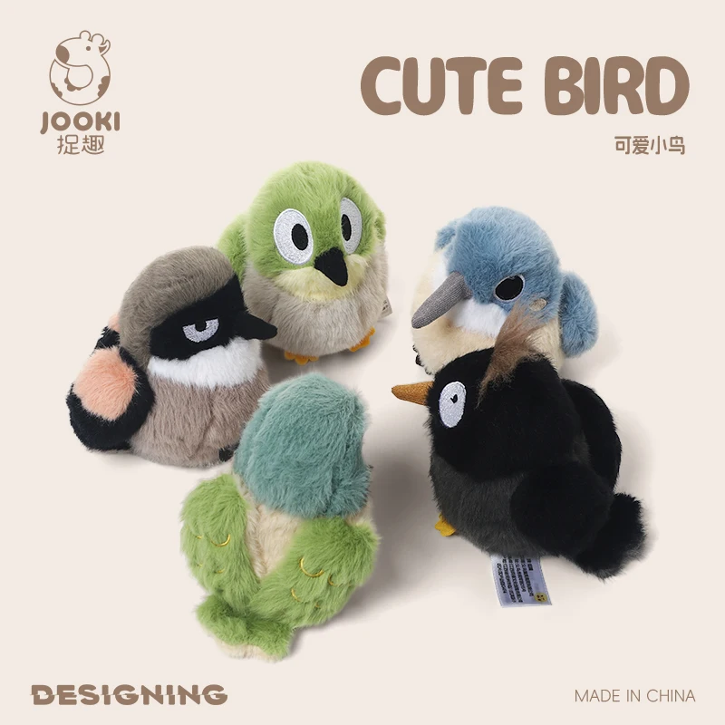 Peluche de pájaro realista suave para bebé – Juguete tierno - imagen 5