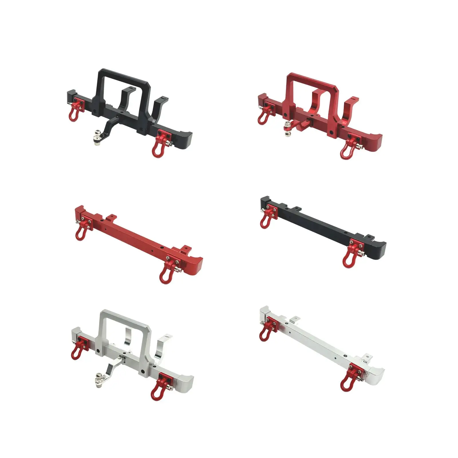 1/12 RC Car Front Rear Bumper Easy to Install Sturdy Accessory Replacement Upgrade Part for MN82 LC79 RC Car Model DIY Accs