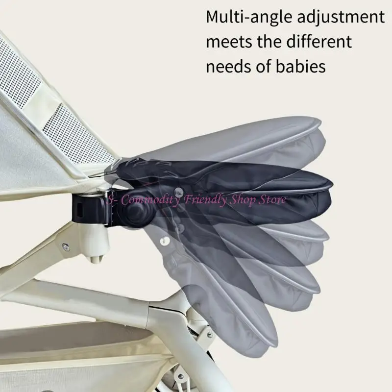 85ae Carrollas ajustables para bebés Funcionar reposo en pierna Estructura seguridad reforzada adecuada para varios - imagen 2