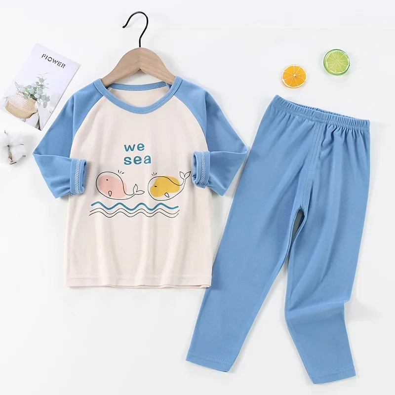 Pijama de invierno infantil con dibujos – Conjunto de lana para niños - imagen 3