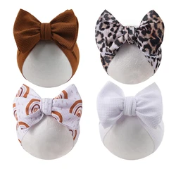 Diademas para bebés con estampado leopardo, lunares y arcoíris