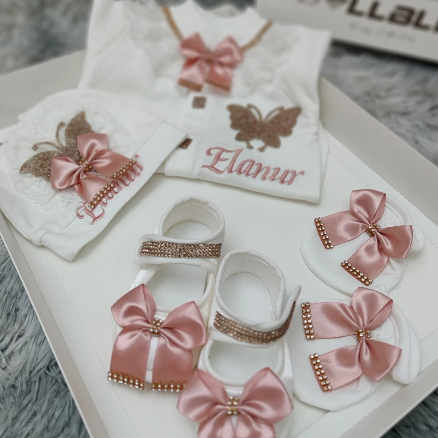 4 Uds. De capa personalizada con nombre, joyería de corona para recién nacido, pelele de bienvenida a casa, ropa de bebé, trajes de algodón para niña y niño pequeño - imagen 5