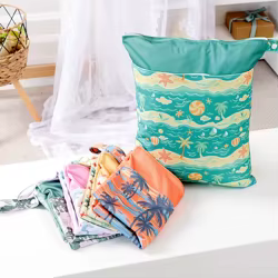 HappyFlute 30x40CM Primavera/Verano Tropical Paradise Bolsa organizadora húmeda/seca Playa Gimnasio Viajes Essentials para mamá