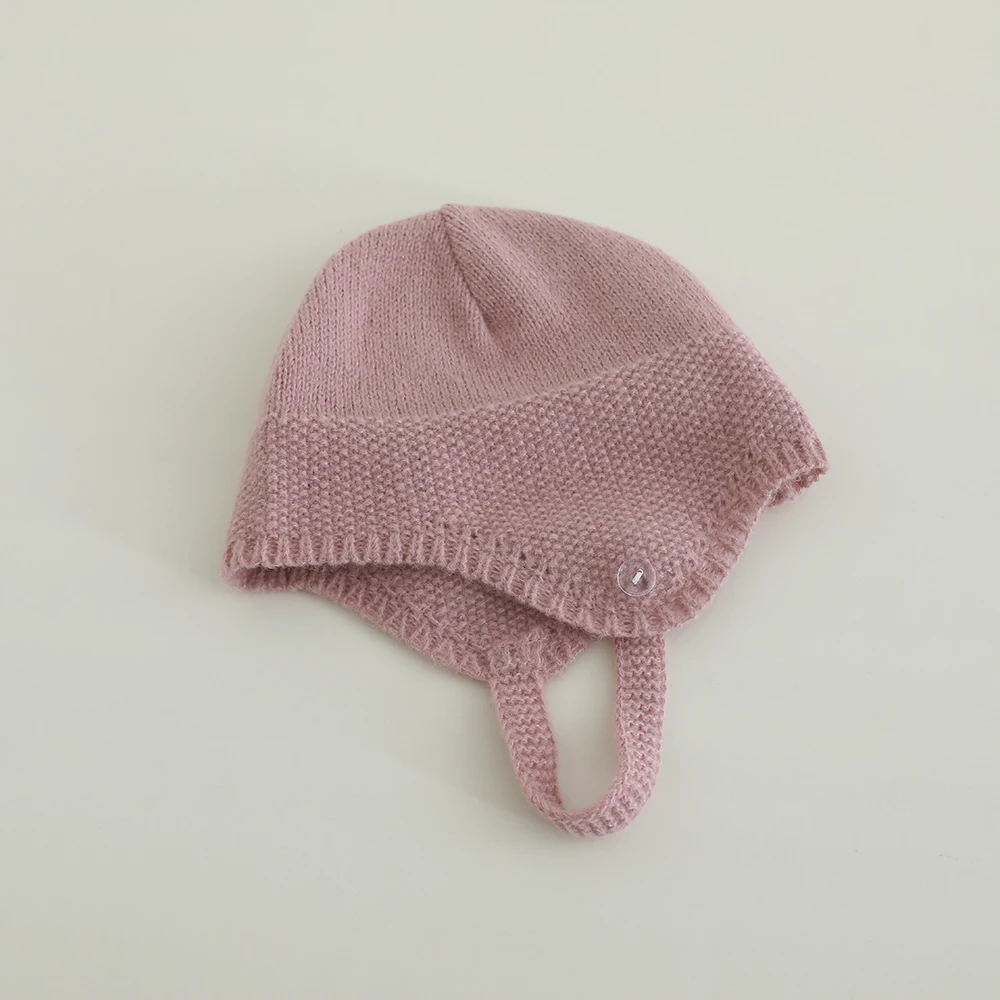 gorro bebé orejeras de ganchillo cálido protección oídos suave abrigado - imagen 5