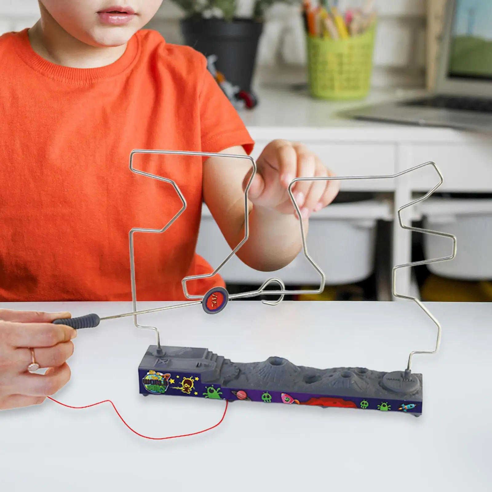 Electric Maze Game Physics Science Kits for Children Teens Teaching Aids