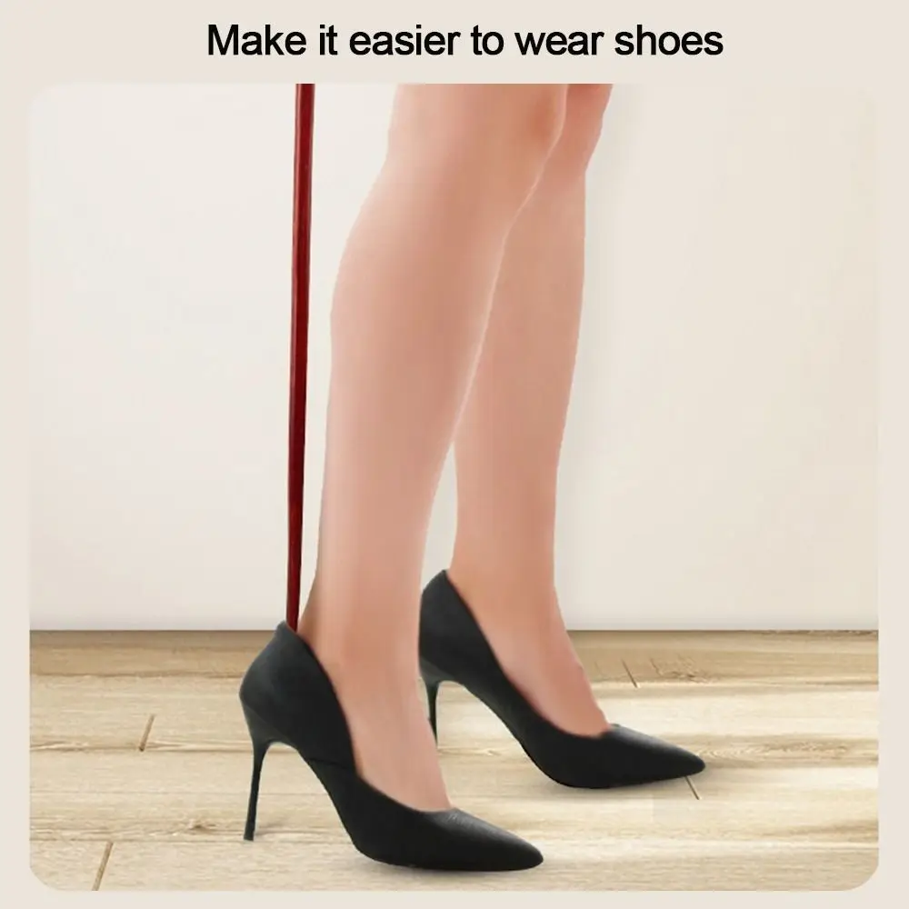 Alza zapatos de madera con mango largo – fácil de usar para mayores - imagen 3