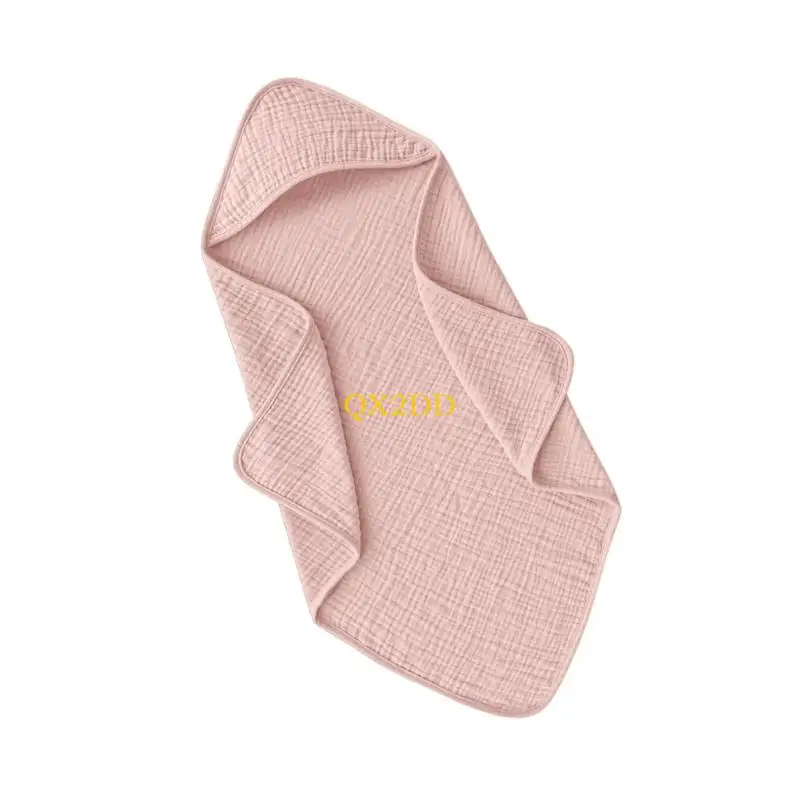 QX2D Toalla baño con Capucha para bebé, cómoda Manta Capa algodón para Secado rápido y Comodidad Diaria - imagen 2
