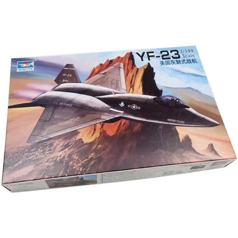 TRUMPETER 1/144 YF-23 Modelo de rompecabezas de ensamblaje de plástico de combate - imagen 2