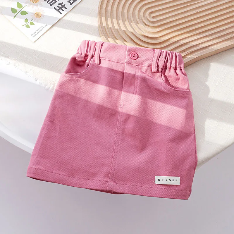 MILANCEL, nuevo conjunto de ropa de verano para niños, 1-6T, Tops a rayas dulces para niñas + faldas de Color sólido, estilo fino, cómodo, 2 uds. - imagen 3
