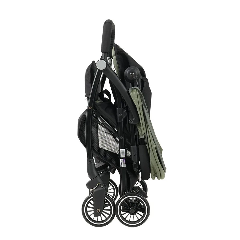 Cochecito de bebé Cochecito de cuatro ruedas ligero plegable sentado o reclinable - imagen 4