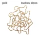 buckles gold