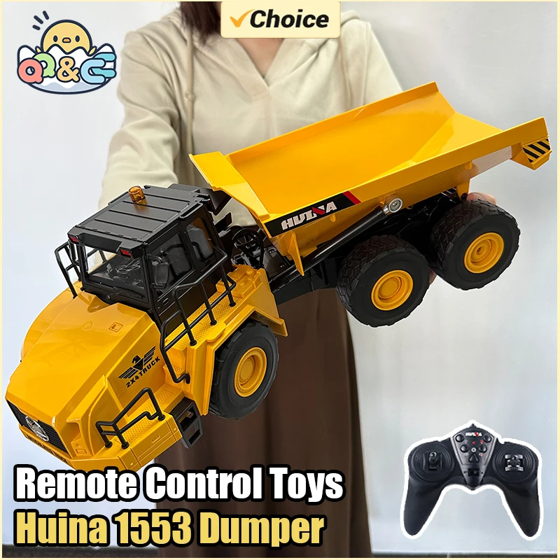 Huina 1553 Excavadora Radio Control para Niños