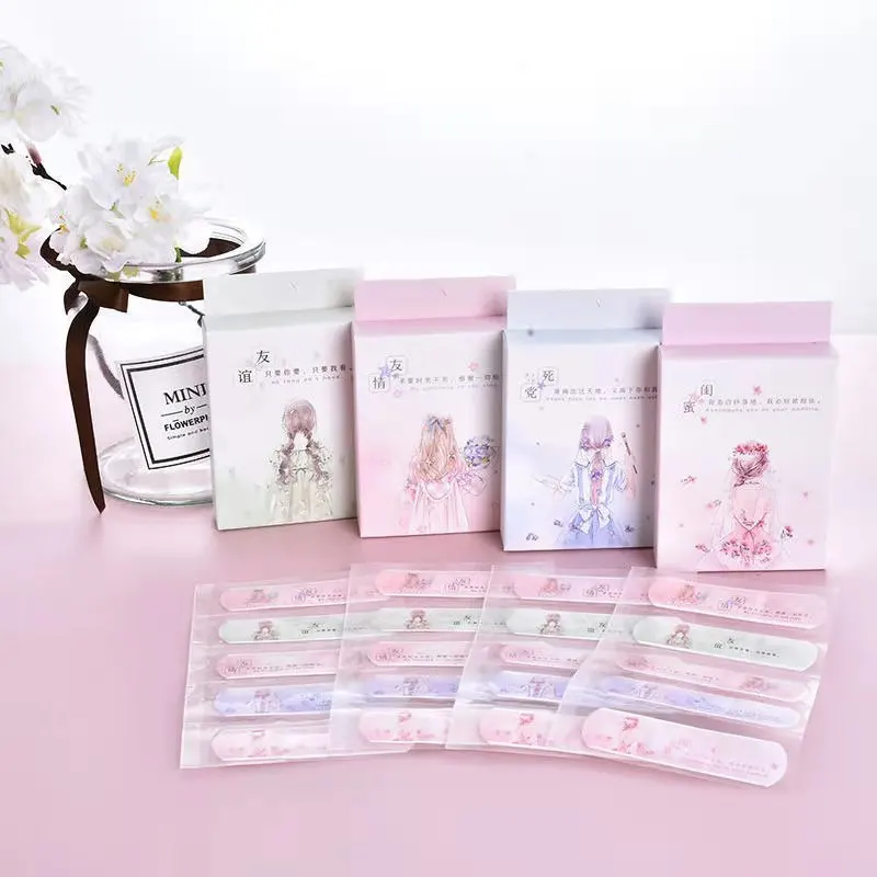 Vendaje adhesivo de dibujos animados para niños y niñas, banda transpirable para ayudar a heridas, 20 unids/lote por caja - imagen 3