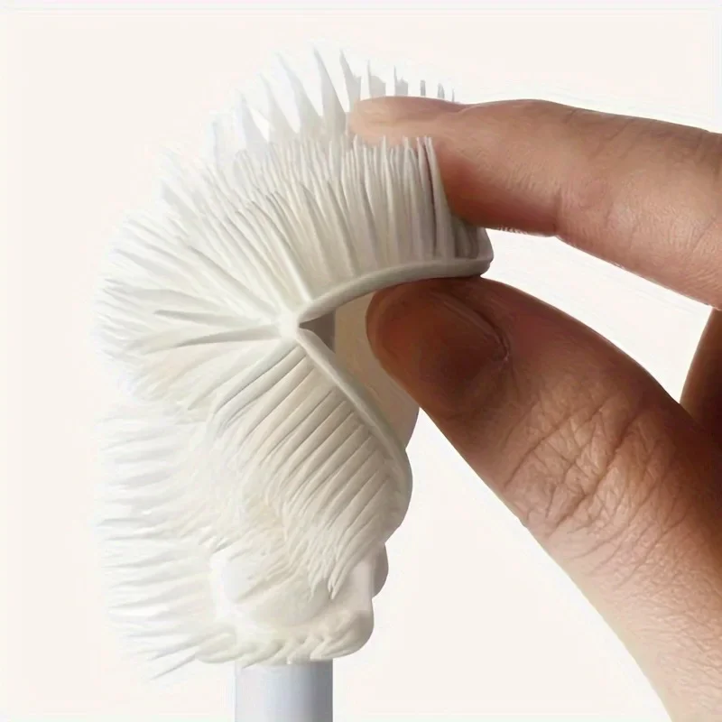 Cepillo para biberones de silicona 360° con cabezal plegable ergonómico - imagen 3