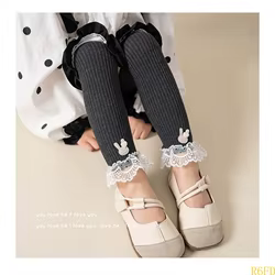 R6FD Leggings Leggings niñas algodón Stretchy Stockings Softs Soft Borns Pantyhose Pantalones Pantalones Knit