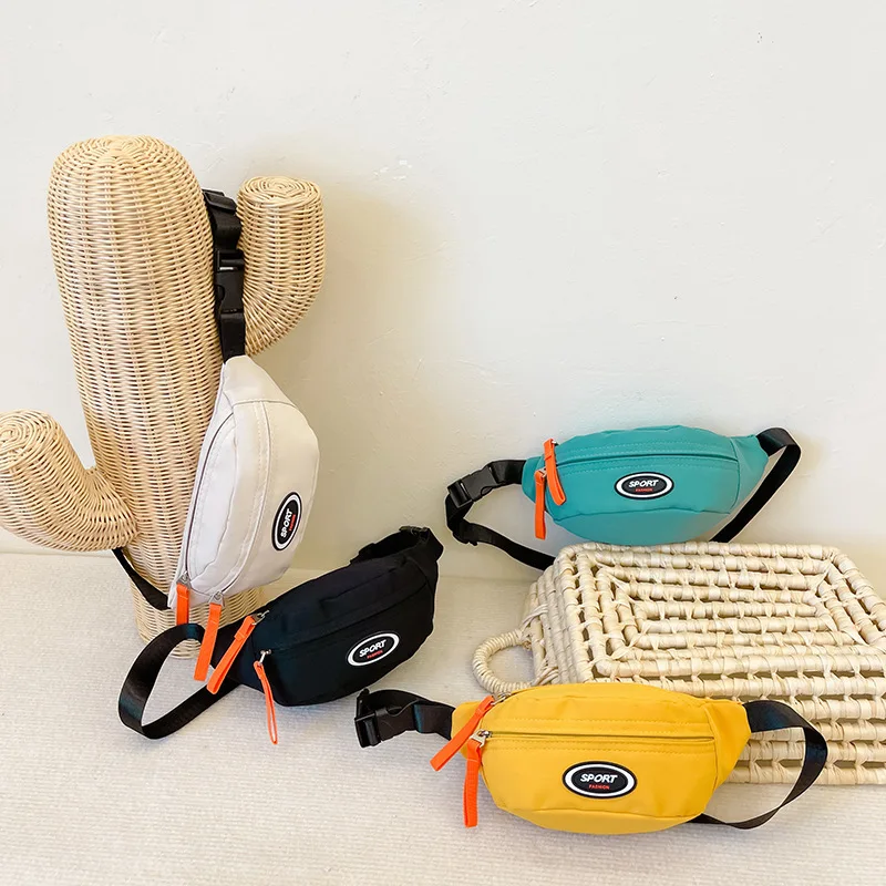 Riñonera ligera para niños, bolso cruzado deportivo de viaje, bolso de hombro para el pecho, accesorios de moda para niña y niño, 1 ud. - imagen 2