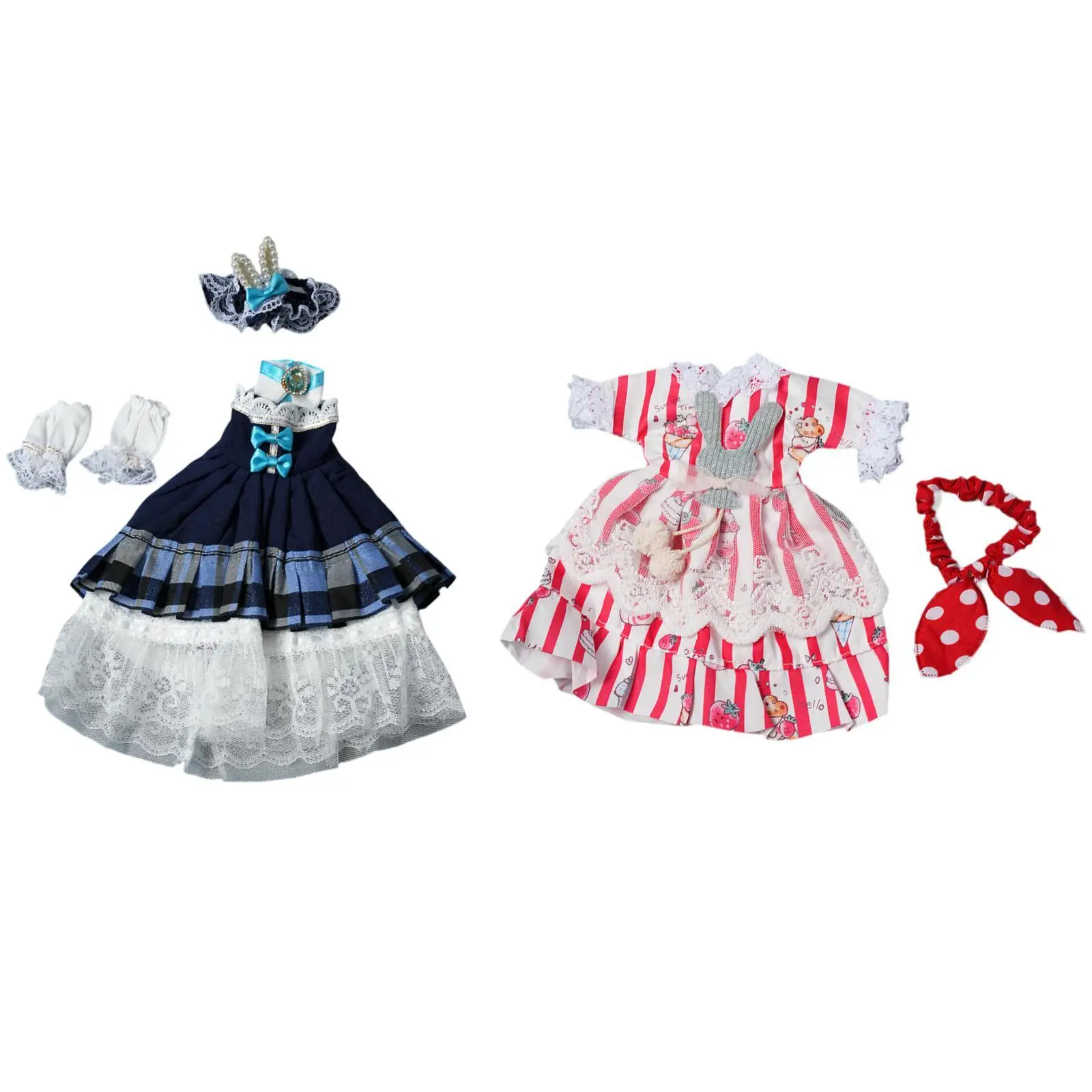 1/6 Doll Princess Dress DIY Party Dress for 30cm Princess Doll Fashion Girl