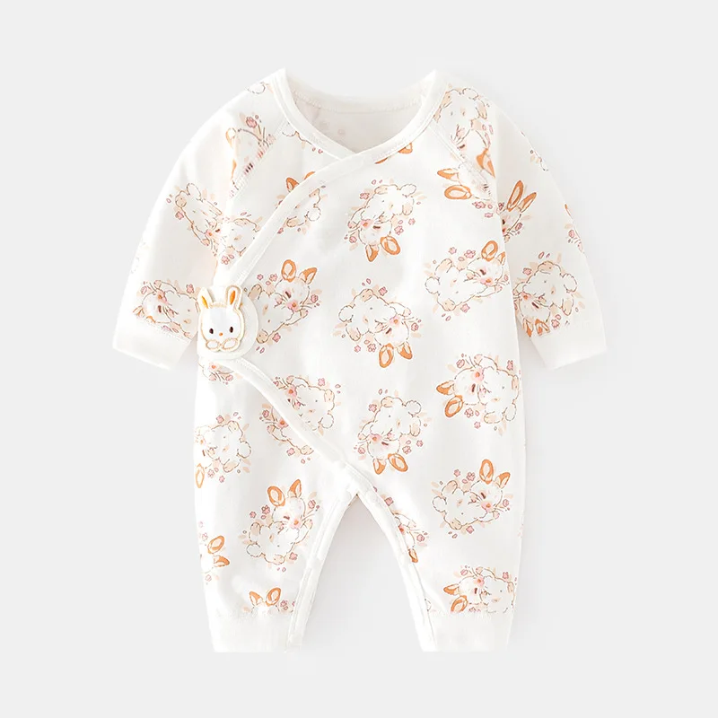 Pelele de algodón para recién nacido – Mono estampado unisex - imagen 3