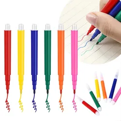Paquete de 4/8/12/24 Mini bolígrafos de acuarela, marcadores de dibujo de 6 colores adecuados para estudiantes, pintura, accesorios de papelería artística TMZ