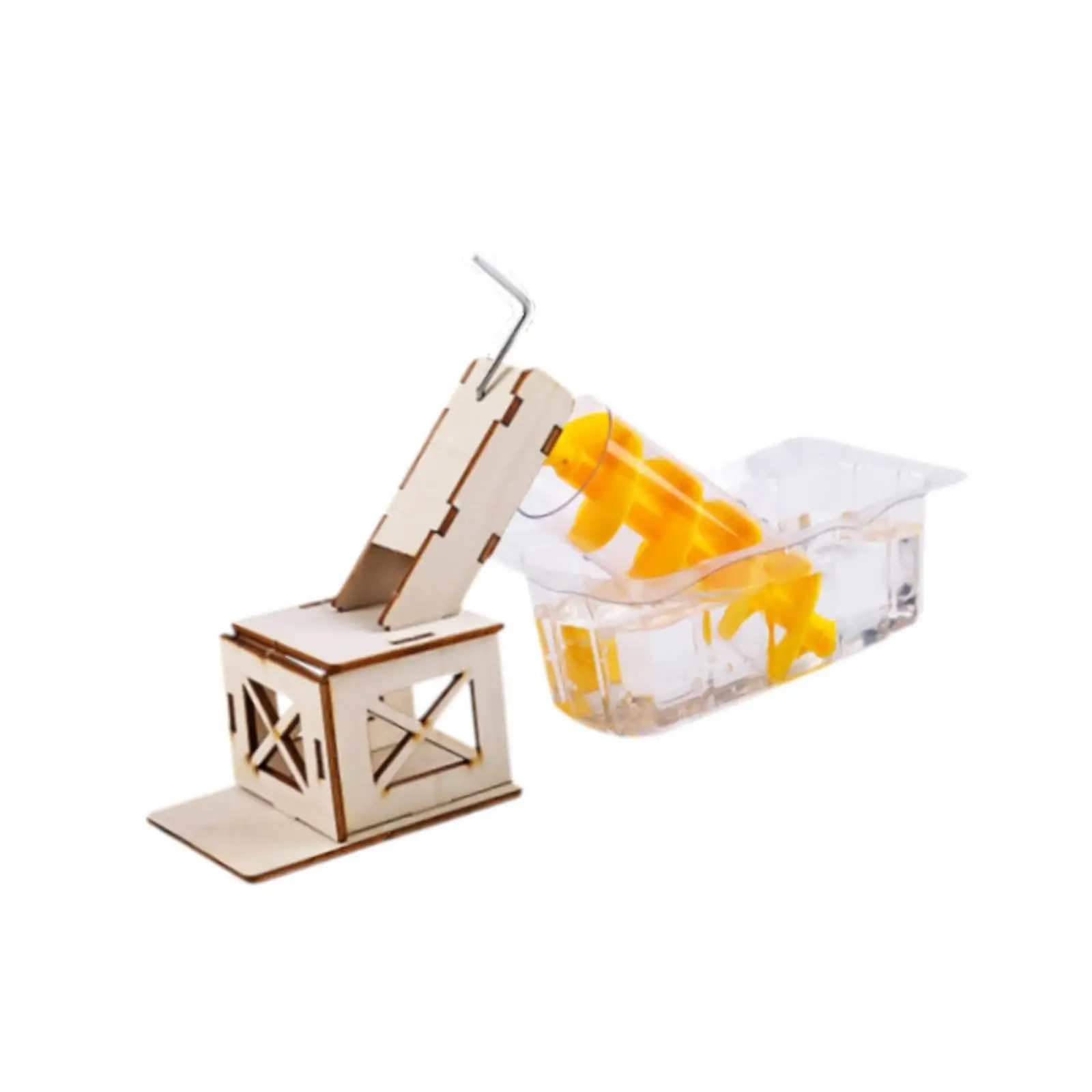 Wooden Waterwheel Model Toy Science Experiment Kit for Lab Kids
