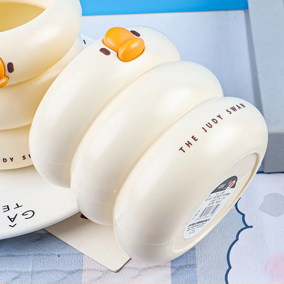 Portalápices kawaii redondo con diseño animado y gran capacidad - imagen 4