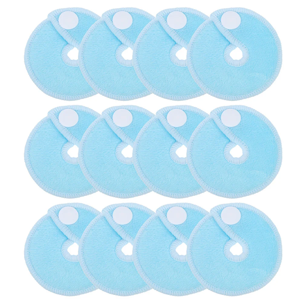 Cojines de tubo protector en forma de G, almohadillas de alimentación de tres capas de fibra de bambú de primera calidad, suministros de enfermería hospitalaria, piel suave, 12 Uds. - imagen 5