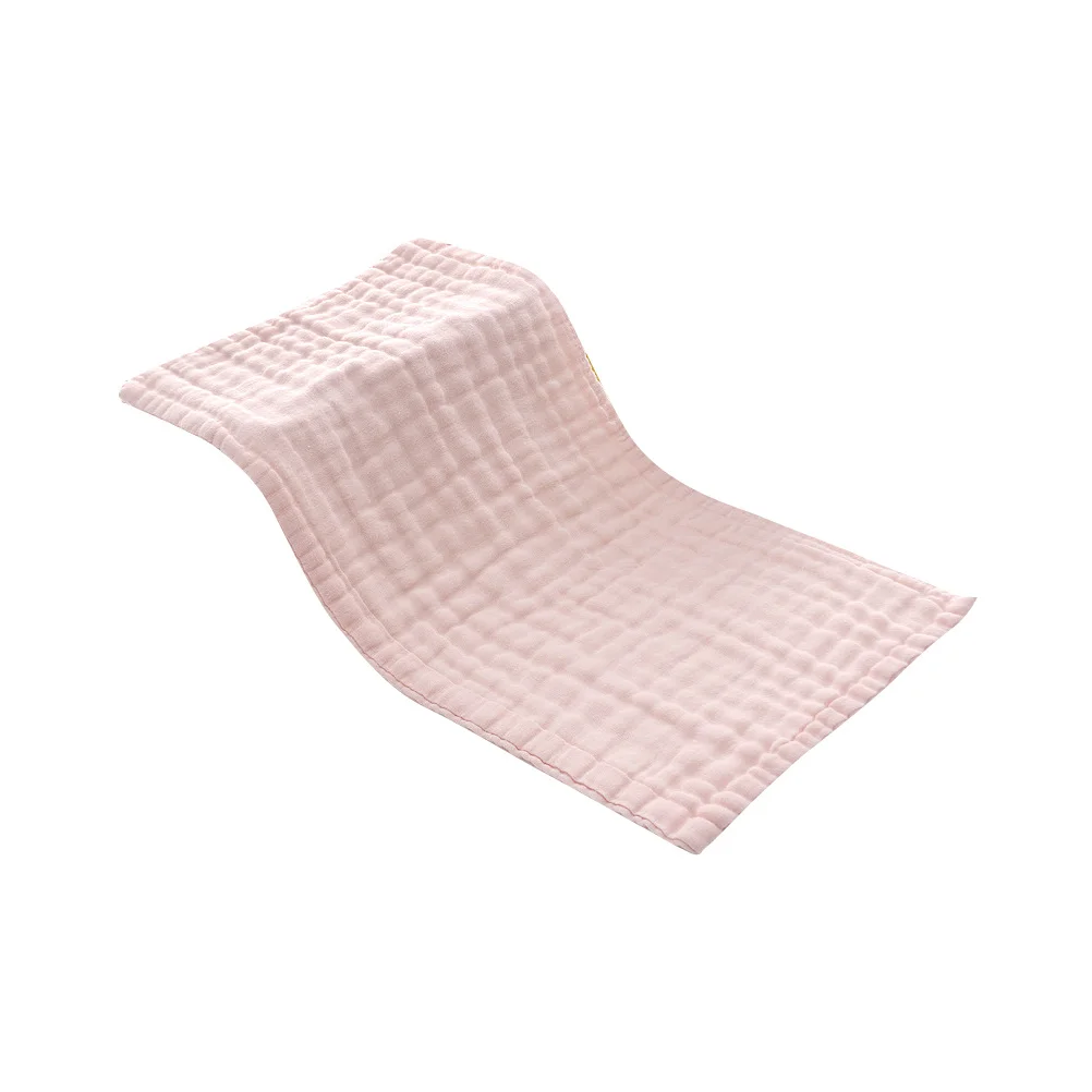 Toalla para lavar la cara de bebé, babero rosa de algodón puro, toalla de absorción de agua, pañuelo para niños, suministros para bebés, pañuelo para niños - imagen 4