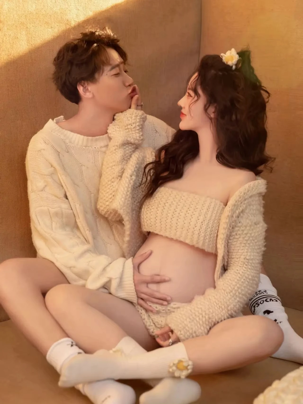 Ropa para sesión de fotos de embarazo: cárdigans y complementos - imagen 5