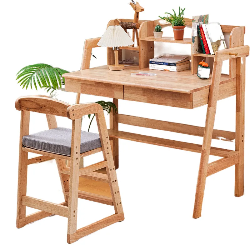 Silla de comedor infantil de madera maciza – Multifuncional ajustable - imagen 3