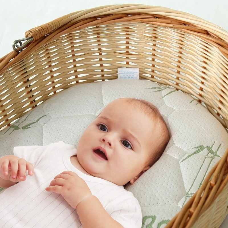 Cambiador de bebé, cesta Moisés o colchón ovalado con funda suave, colchón de estación de cambio de pañales de repuesto - imagen 2