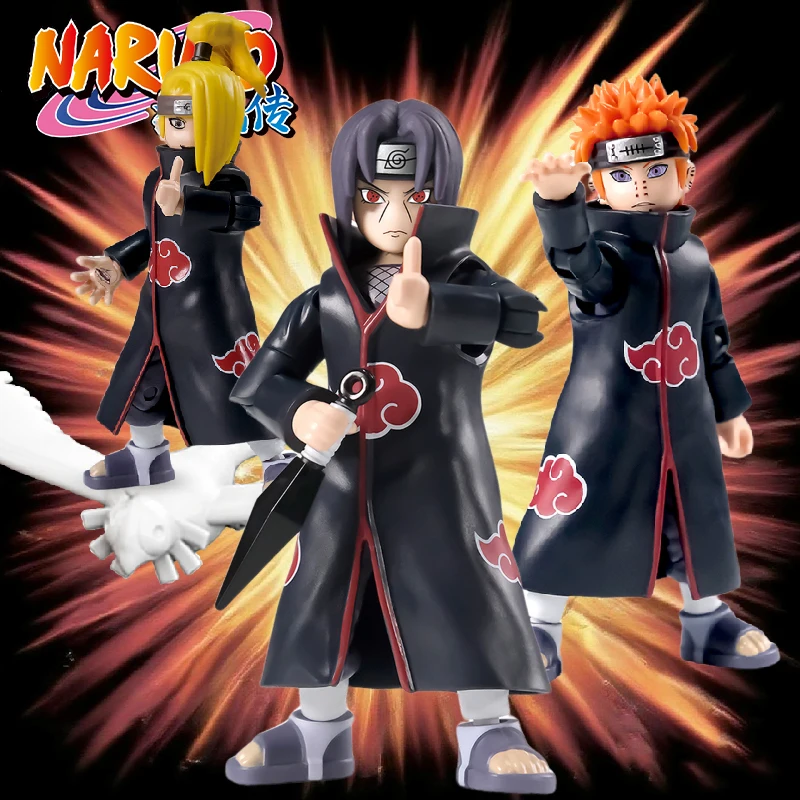 Caja ciega genuina de Naruto Shippuden-Uzumaki Naruto, Uchiha Sasuke, Jiraiya Personaje de anime Caja ciega de regalo - imagen 3