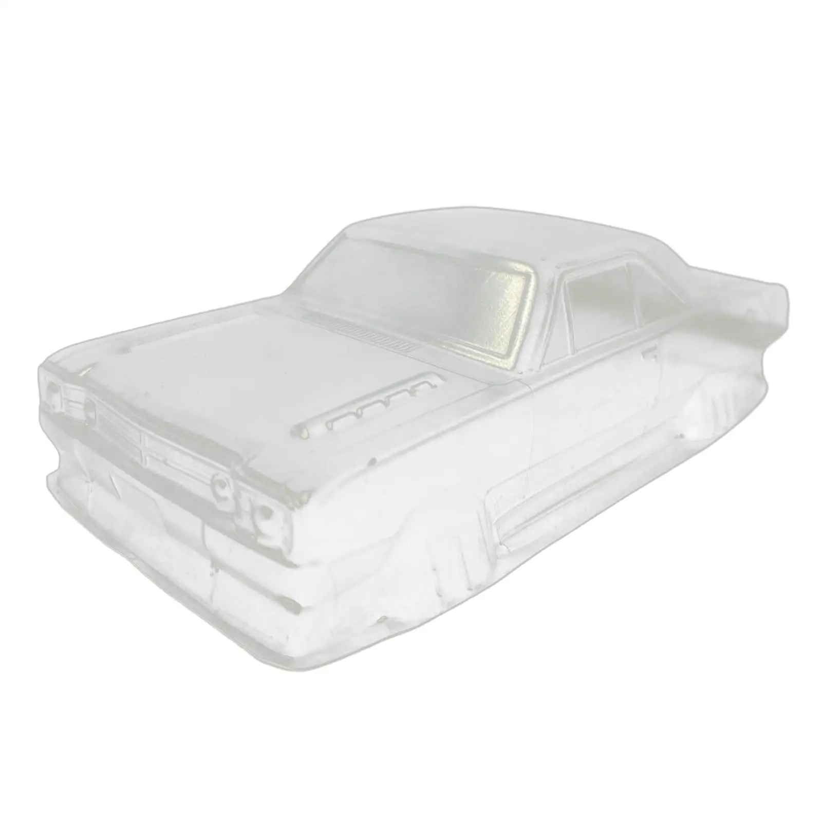 Car Body Shell Sturdy Lightweight Durable Unpainted RC Body Shell for 1/28 Scale RC Vehicles Model Car Accessories Replacement