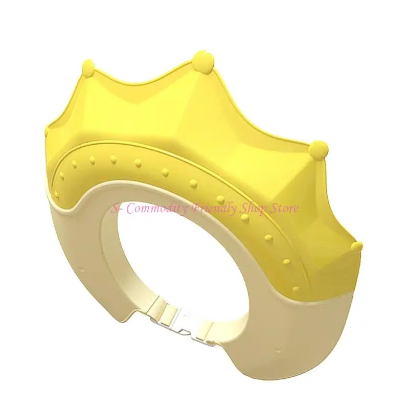 Gorro impermeable para Baby Shower 85AE, diadema ajustable para proteger oreja, accesorio baño suave para niños pequeños